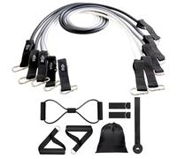 Bandas de resistencia - Bandas de resistencia para estiramiento muscular, levantamiento de pesas, resistencia a la movilidad, hasta 150 libras para estiramiento corporal, tonificación muscular