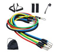 Bandas de Resistencia, Bandas elásticas para Ejercicio,Conjunto de Equipos de Refuerzo de la Parte del Cuerpo de 11 | Construye Grupos con Asas para Hombres y Mujeres Fitness, En