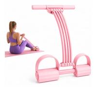Bandas de Resistencia con Pedales y Agarraderas, Cuerda Elástica de 8 Tubos Mejorada 2026 para Entrenamiento en Casa, Yoga, Pilates, Abdominales, Brazos y Piernas