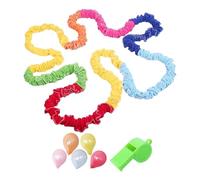 Bandas de Resistencia Cooperativas para Equipos, Juego de 1 Cuerda Elástica de Tela para Fomentar el Espíritu de Equipo, Educación, Parques Infantiles- 400cm