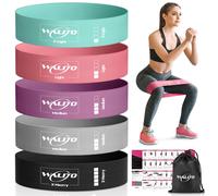 Bandas de resistencia de tela para hacer ejercicio - Bandas de ejercicio para mujeres y hombres - Bandas para gl teos y piernas - Bandas para mus