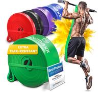 Bandas de Resistencia Elástica + Guía de Entrenamiento | Pull Up Bands Yoga Pilates Calistenia Deporte | Banda de Tracción para Musculacion Fitness y Estiramientos | Gimnasio en casa Ejercicio Gym