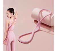 Bandas de Resistencia Luminousdo, Bandas de Resistencia Shiftalter, Bandas de Ejercicio en Forma de 8 para Mujeres y Hombres, Banda de Fitness para Entrenamiento en casa (15lb Pink)