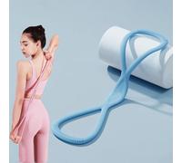 Bandas de Resistencia Luminousdo, Bandas de Resistencia Shiftalter, Bandas de Ejercicio en Forma de 8 para Mujeres y Hombres, Banda de Fitness para Entrenamiento en casa (25lb Blue)
