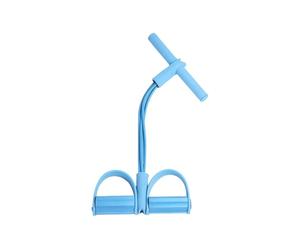Bandas de Resistencia para Ejercicio - Tensor de Pedal para Entrenamiento - Elástico De 4 Tubos para Estiramiento Tobillero para Yoga, Deporte, Gimnasio, Exterior, Interior, Fitness Y Entrenamiento