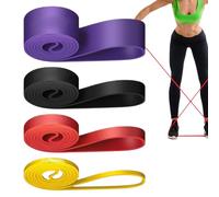 Bandas de Resistencia para Entrenamiento | 4 Piezas Cinturón Asistencia Pull-Up | Banda de estiramiento Yoga para Entrenadores Apasionados de Pilates Atletas | Gimnasio, Casa, Oficina, Hotel Viajes