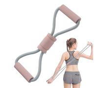 Bandas de resistencia para entrenamientos: banda de entrenamiento en forma de ocho formas con asas para entrenamiento, brazos antideslizantes, pecho, hombros, espalda, ejercicios para el hogar y el