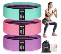 Bandas de Resistencia para piernas y Botones, Bandas de Resistencia para Ejercicio, Bandas Anchas para Entrenamiento