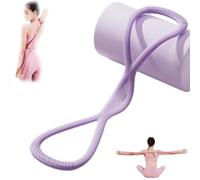 Bandas de Resistencia Victoriousact, Bandas de Ejercicio Figura 8, Ejercicios de Cuerpo Completo para Yoga, Gimnasio, Estiramiento de Brazos, Espalda y Hombros (Purple 15 lbs)