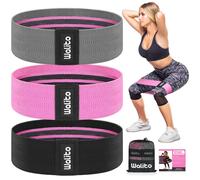 Bandas de resistencia WALITO para piernas y gl teos, bandas de tela para ejercicios de yoga, pilates, rehabilitaci n, fitness y entrenamiento en