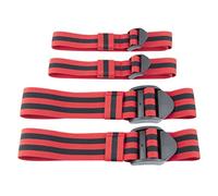 Bandas de restricción de Sangre Bandas de oclusión Ajustables Resistencia de Tela portátil 4PCS Rojo, Restricción de Sangre