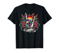 Bandas de rock clásicas de los años 80 para mujer, estilo retro para fiesta Camiseta