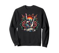 Bandas de rock clásicas de los años 80 para mujer, estilo retro para fiesta Sudadera