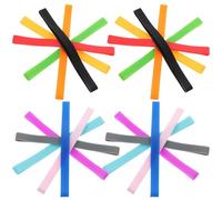 Bandas de Silicona 20 Piezas para Sujetar Libros, Reutilizables Color Aleatorio
