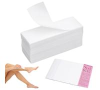 Bandas Depilatorias 200 Piezas Tiras de Cera No Tejidas para Todo Tipo de Cera para Depilación Facial y Corporal Papel de Tira de Cera para Depilación