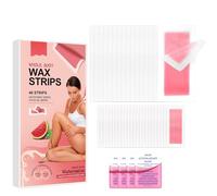 Bandas Depilatorias, Cera Depilatoria Facial,Bandas de Cera Fría para Depilatoria Facial Listas para Usar, apto para la depilación del rostro, axilas, brazos y piernas, y apto para todo tipo de piel.