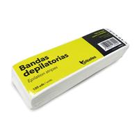 Bandas Depilatorias Corporales 100 Unidades | Tiras Desechables para Depilación con Cera | Papel Resistente y Suave | Uso Profesional y Doméstico