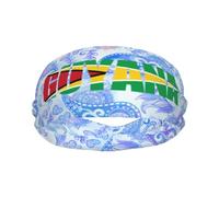 Bandas Deportivas con la Bandera de Guyana, Texto guyanés, Arte de Palabras, para Hombre y Mujer, Banda para el Sudor de algodón Absorbente, Ideal para Yoga y Ciclismo.