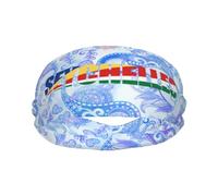 Bandas Deportivas con la Bandera de Seychelles, Texto en inglés Seychelles Word Art, para Hombre y Mujer, absorbentes de Humedad, de algodón, Ideales para Yoga y Ciclismo.