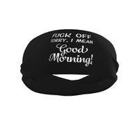 Bandas Deportivas para el Sudor, no Quiero ser Grosero, Pero cállate y Vete a la Mierda. Muñequeras elásticas Antideslizantes para Baloncesto, Tenis, Entrenamiento, Gimnasio, Yoga, absorbentes y TR