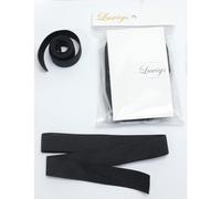 Bandas el sticas negras Luwigs para pelucas, accesorios para pelucas, encaje frontal y cierre de encaje, 2,5 cm de ancho, 6 unidades (6 bandas el