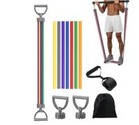 Bandas elásticas - Bandas de resistencia Fitness con siete puertas,cuerda tensión potenciación multifuncional portátil casa abdominales piernas