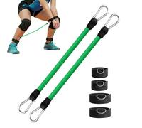 Bandas elásticas: correa ajustable portátil para entrenamiento de estiramiento para ejercicios físicos, calentamientos y resistencia | Banda de ejercicio multiusos duradera diseñada ṕara mejorar la fl