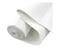 Bandas elásticas de 1 metro (10-50 cm) para coser, cintas de goma ajustables para ropa interior, pantalones y reparaciones de prendas.,Blanco,15cm
