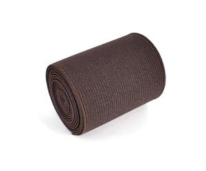 Bandas elásticas de 5 metros 20 a 50 mm for pantalones, cinturones, cintas, ropa interior, banda goma, accesorios costura for, color rojo(Dark Coffee,30mm)
