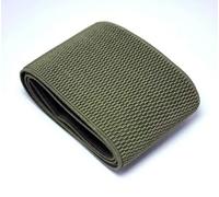 Bandas elásticas de 7,5 cm de ancho de granos de maíz/accesorios de ropa de costura/banda elástica/banda de goma-verde militar-75mm-1M