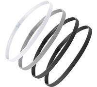 Bandas elásticas de deporte gruesas antideslizantes para mujeres y hombres (negro, gris, blanco)