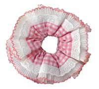 Bandas elásticas de encaje para el pelo para coleta, coletero para mujer, estilo vintage