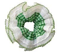 Bandas elásticas de encaje para el pelo para coleta, coletero para mujer, estilo vintage