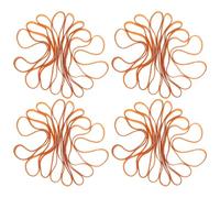 Bandas Elásticas de Goma Grandes 320x6 Mm, 1 Set, Naranja