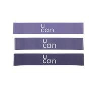 Bandas Elásticas de Musculación | Gomas Fitness Suaves para la Piel | Cintas de Resistencia para Piernas, Glúteos, Brazos y Yoga | Incluye Bolsa de Almacenamiento (3, Morado)