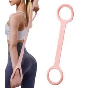 Bandas elásticas de resistencia a 8 - Silicona 15 lb 32 cm con asas Fitness Band | Elastic Resistance Cord para entrenamiento de hombros espalda brazos Yoga Pilates Gimnasio Home Training