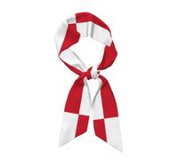 Bandas Elásticas De Satén Para Mujer,Estampado De Bandera De Indonesia,Soporte Multiusos Para Coleta,Accesorios Multicolores Para Trabajo De Oficina O Uso Informal,Madre y Dama Regalos