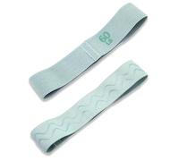 Bandas Elasticas De Tela 2 Bandas Elásticas de Resistencia for Fitness, Yoga y Pilates, Extensor Caderas, Gimnasio, Entrenamiento Ejercicios(Green-60LB)