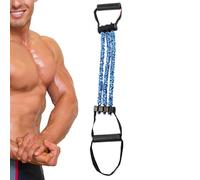 Bandas Elásticas Deportivas - Expansor De Pecho Y Estirador para Pedales - Extensor Flexible con 3 Agujeros para Rehabilitación, Entrenamiento, Yoga y Fitness