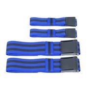 Bandas Elasticas Fitness Bandas elásticas de restricción del Flujo sanguíneo for Ejercicios oclusión. Ideales for Entrenamientos intensos Que ayudan(Blue,90 X 5cm 2 Straps)