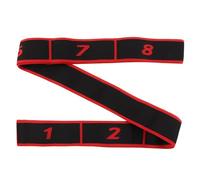 Bandas Elasticas Fitness, Cinta Yoga, Cinta Estiramientos, Banda Elástica de Resistencia con 8 Anillos, para Pilates Yoga Latino Pilates Baile Fitness