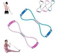 Bandas Elásticas Musculación Cintas De Resistencia Antideslizantes con Gomas Elásticas Fitness para Piernas Glúteos Brazos Yoga (Ros Azul)