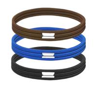 Bandas elásticas para basura, soporte para bolsas de basura para contenedores, juego de 3 anillos elásticos con agarre fuerte y ajuste para mantener los revestimientos en su lugar, evitando