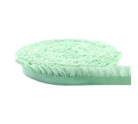 Bandas elásticas para coser, Cinta de encaje elástico de spandex for diadema, multicolor, tallas 2-10 años, 1,6 cm de ancho(Pastel Gn,2 Yards)