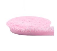 Bandas elásticas para coser, Cinta de encaje elástico de spandex for diadema, multicolor, tallas 2-10 años, 1,6 cm de ancho(Rose Pink,10 Yards)