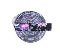 Bandas elásticas para coser, Cinta de satén spandex con estampado de rosas for diadema, adorno for costura de vestidos, 2-10 yardas(2 Yards)