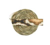 Bandas elásticas para coser, Elásticos plegables de 15 mm, multicolor, 2 a 10 yardas(Brown Snake Skin,2 Yards)