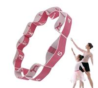Bandas elásticas para ejercicio, sangre de yoga para estiramientos, bandas elásticas para ejercicio con capullos | de resistencia para piernas, equipo de estiramiento para entrenamiento en domici