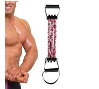 Bandas Elásticas Para Ejercicios | Extensor De Látex Natural Con 3 Agujeros Para Estirar | Expansor De Pecho Con Asas De Alta Elasticidad Equipo De Fitness De Látex Para Mujeres Yoga Y