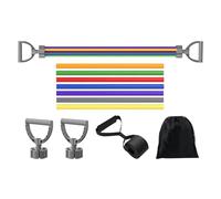 Bandas elásticas para entrenamiento - Bandas de resistencia Fitness con siete puertos, cuerda tensión potenciación multifuncional portátil casa abdominales piernas